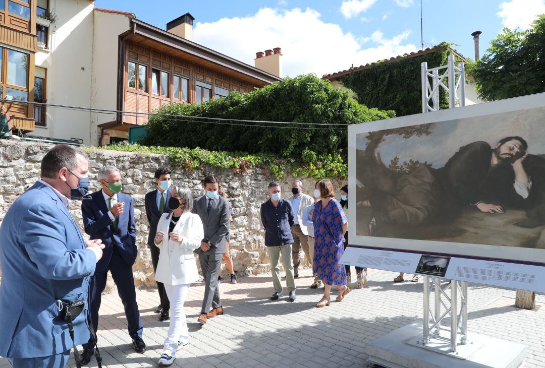 Inauguración de la exposición en Aguilar de Campoo (Palencia)