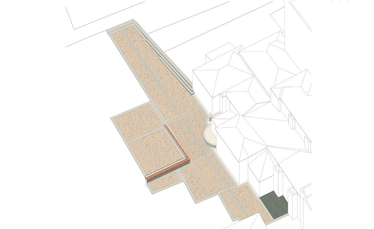 Plano de la calle que se abrirá en la trasera de la Catedral de Zamora