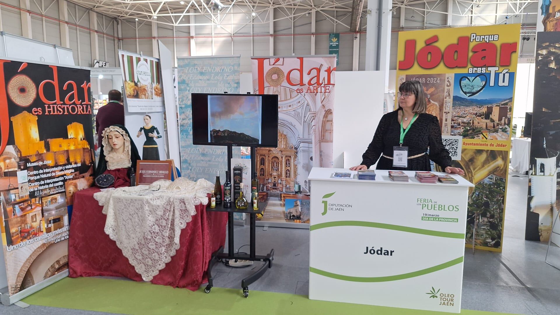 Stand de Jódar en la Feria de los Pueblos