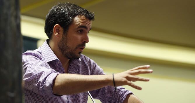 El diputado de Izquierda Plural Alberto Garzón