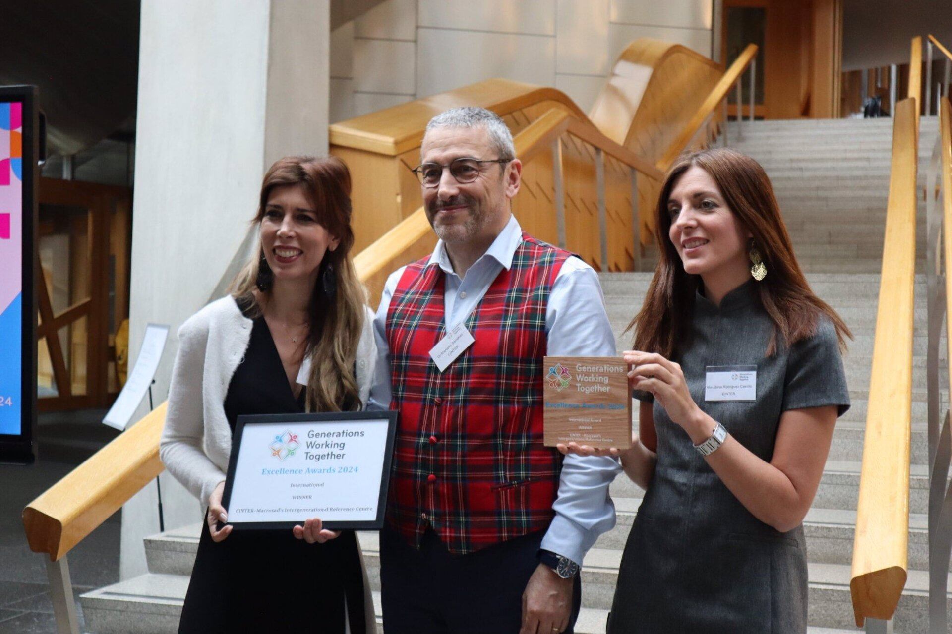 Elena Sánchez, Mariano Sánchez y Almudena Rodríguez