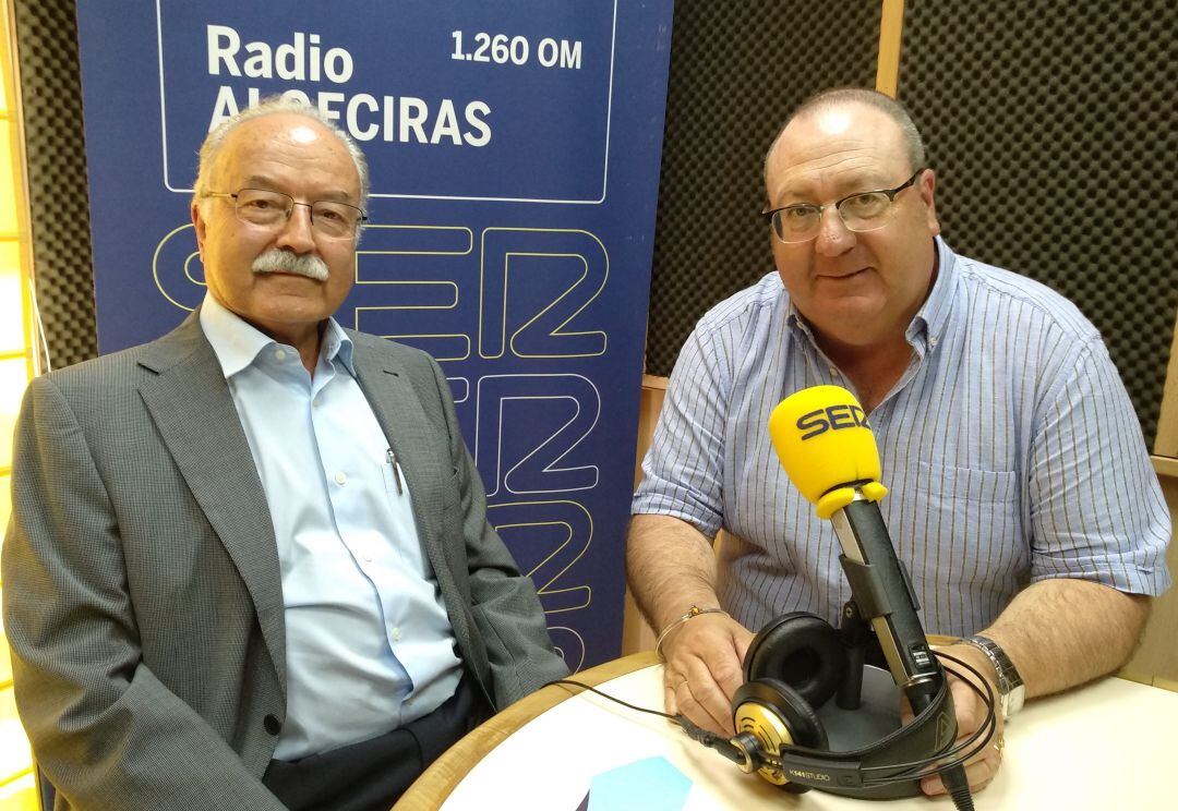 El presidente de la Autoridad Portuaria de la Bahía de Algeciras, Manuel Morón, durante una reciente visita a nuestros estudios.