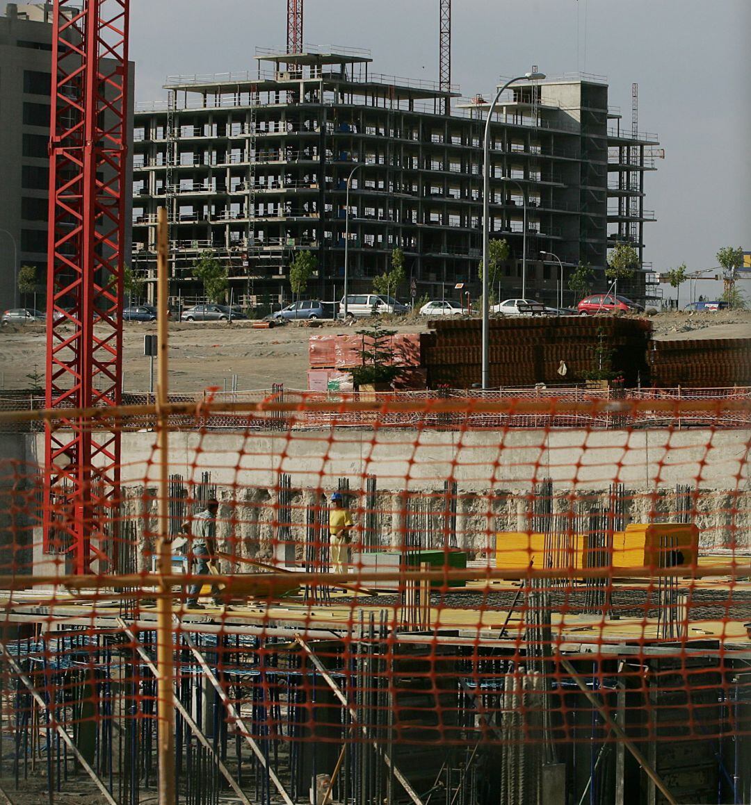 Recurso viviendas en construcción. Obras de edificios. 