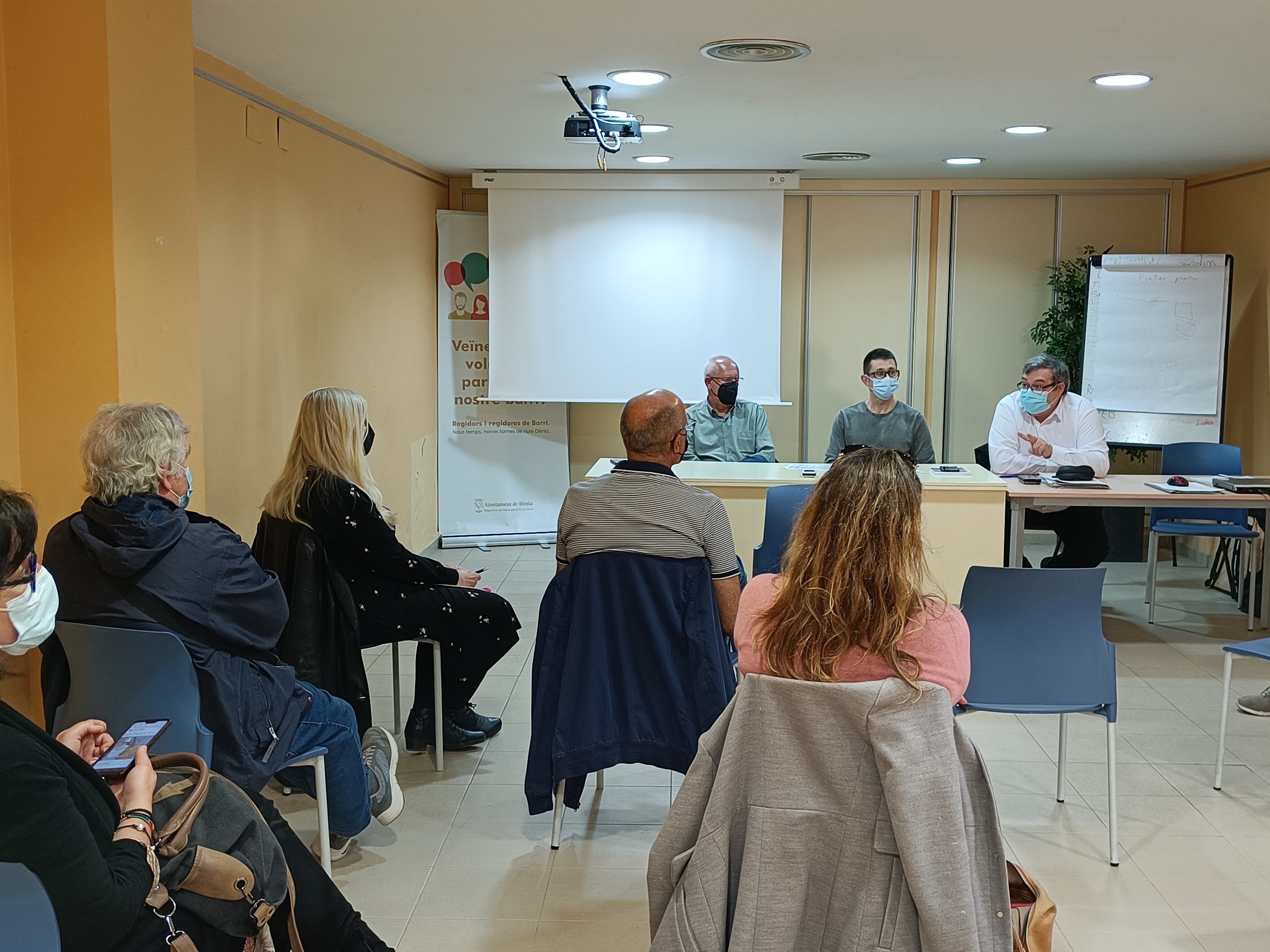 Momento de la última reunión del Consell de Participación Vecinal de Dénia.