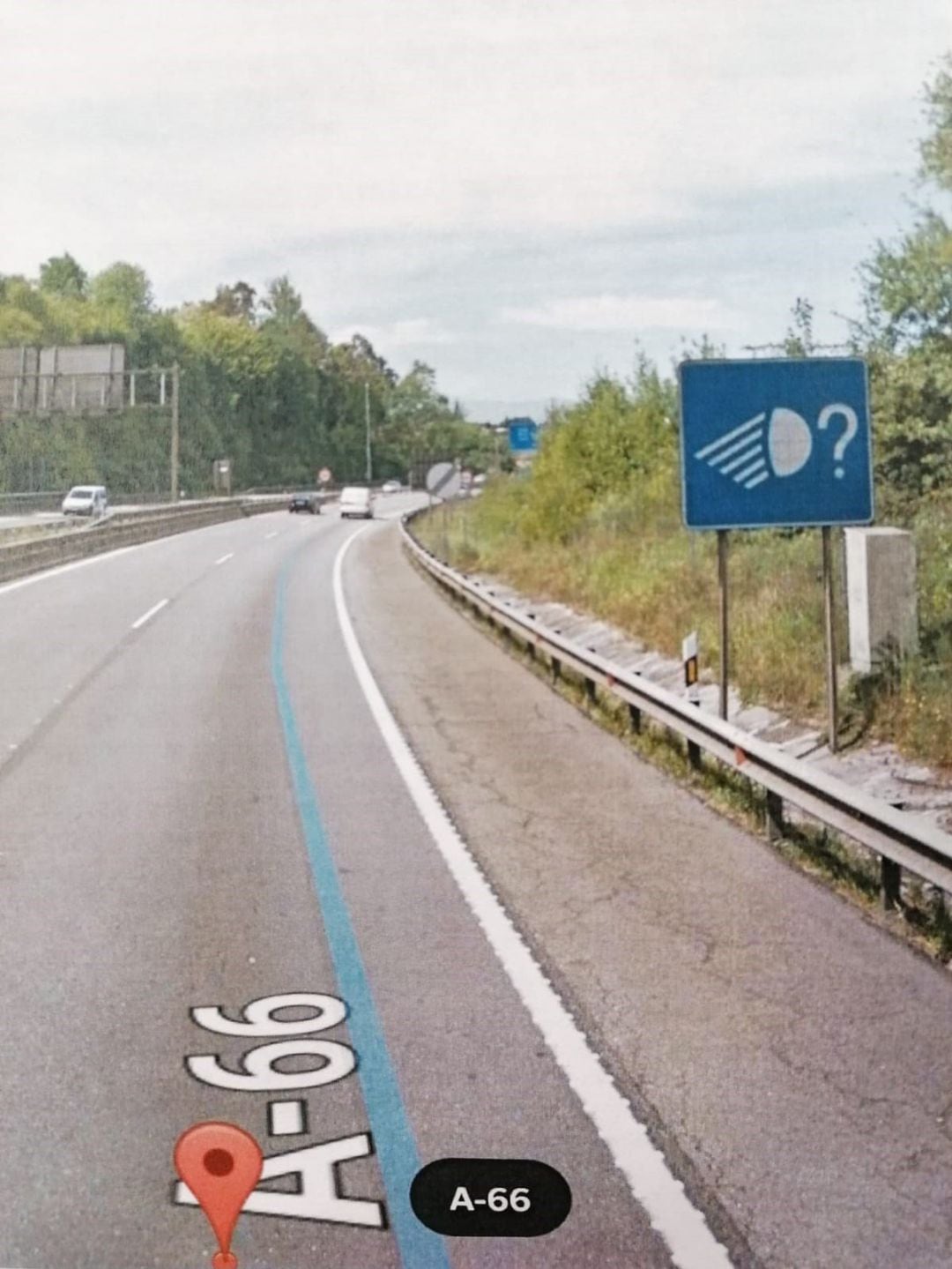 El radar estaba situado después de la señal que anunciaba el fin de la limitación de velocidad a 90 kilómetros por hora.