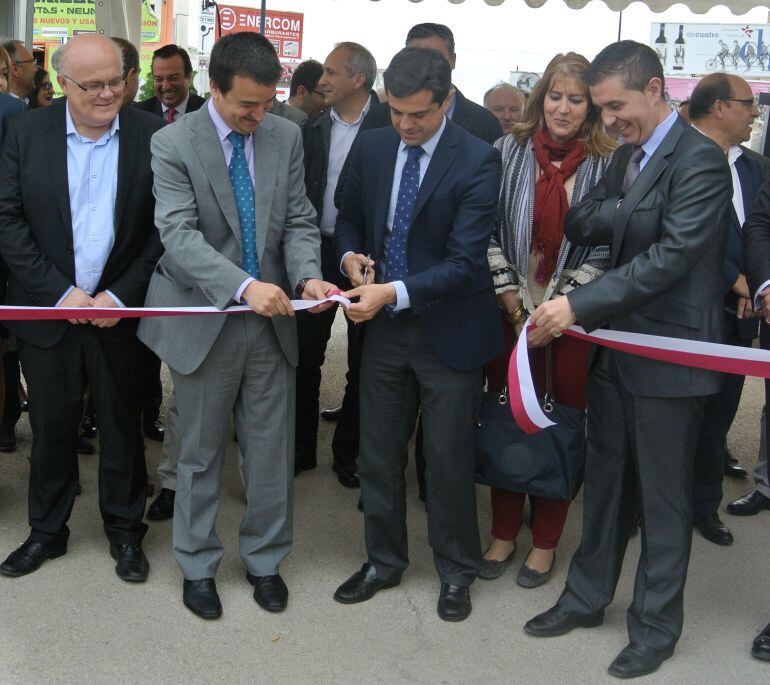 Momento de la inauguración de Expovicaman el pasado jueves