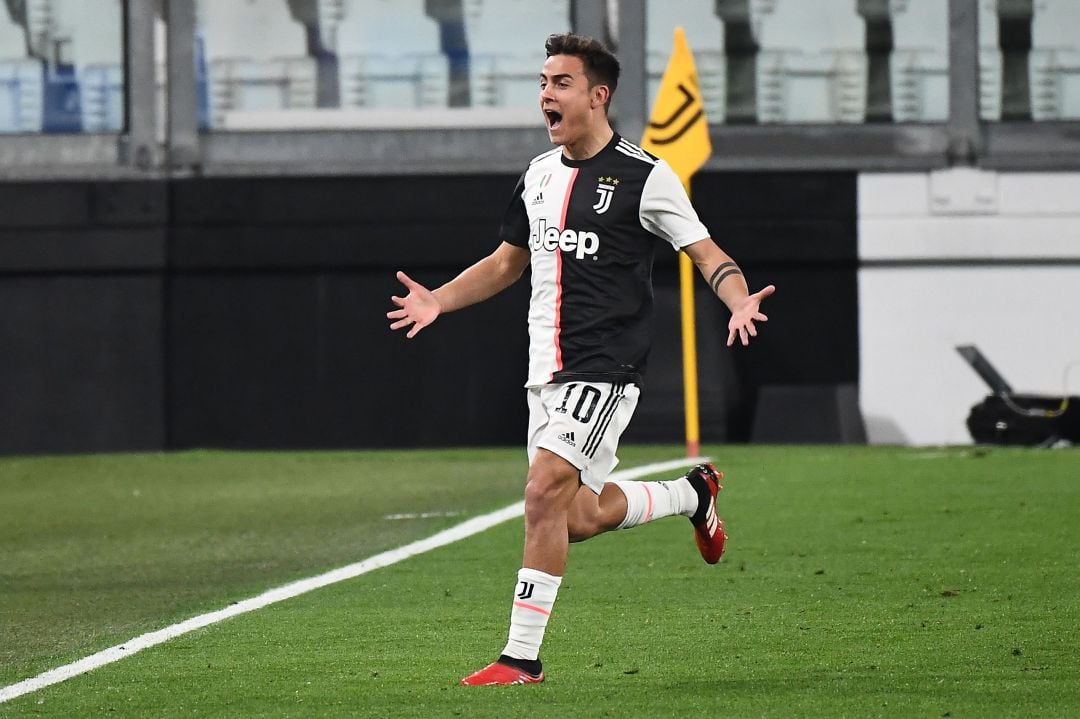 Paulo Dybala, en su último partido con la Juventus.