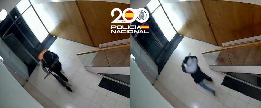 Una cámara de seguridad señala al detenido en un robo anterior