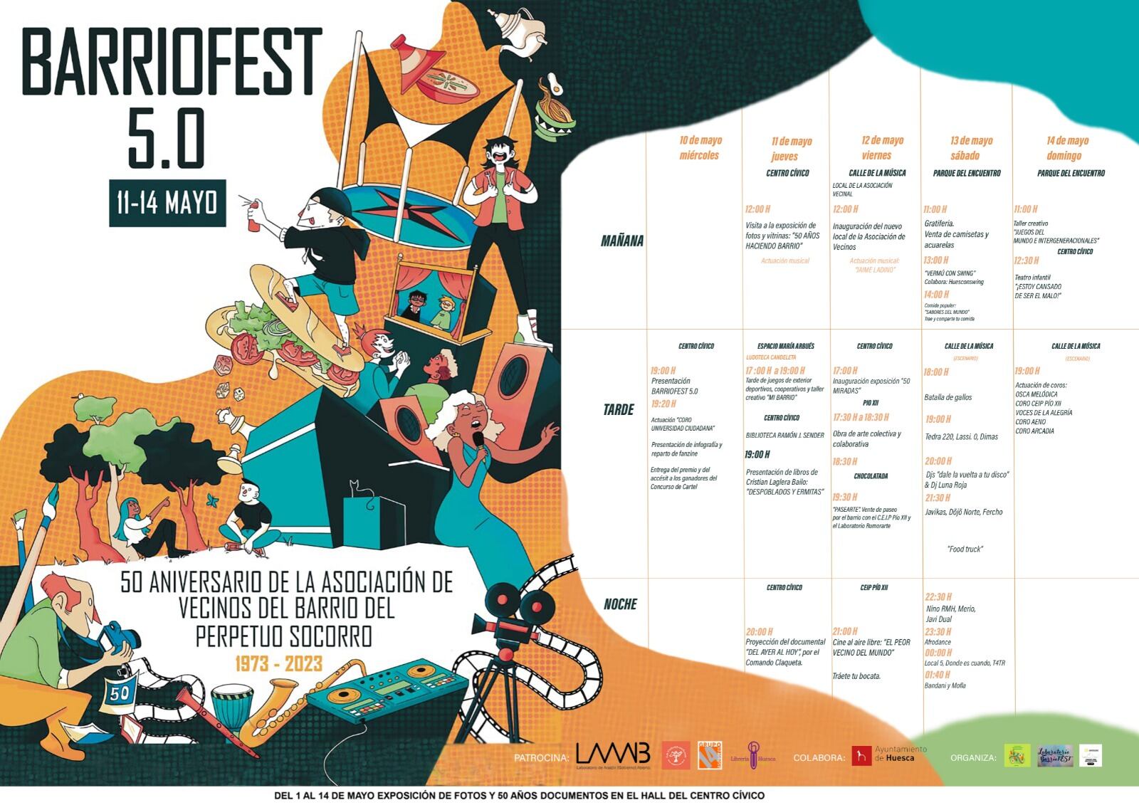 Programación del BarrioFest