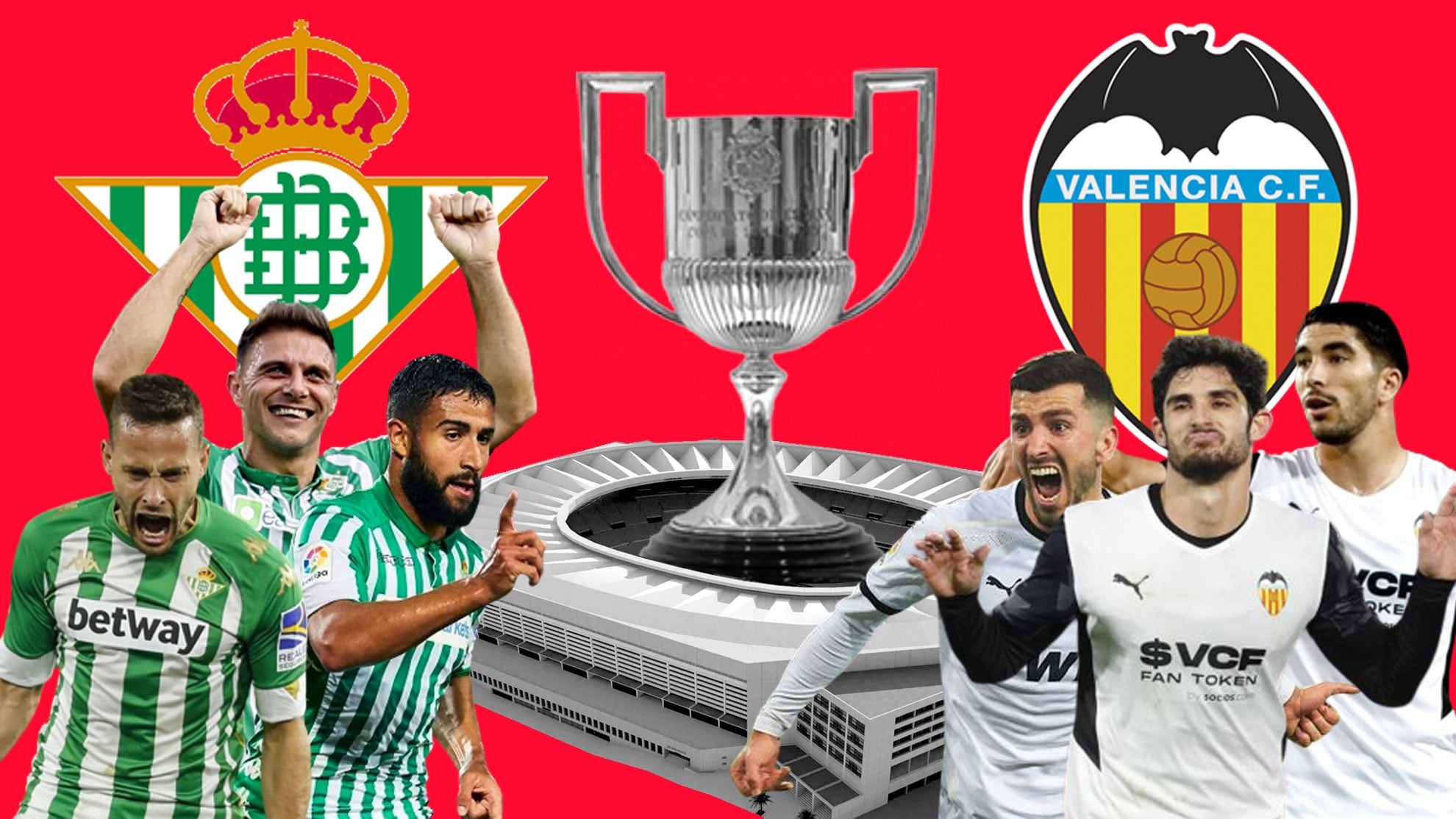 La Copa del Rey se podrá ver en Las Setas antes de que se la lleven béticos o valencianistas