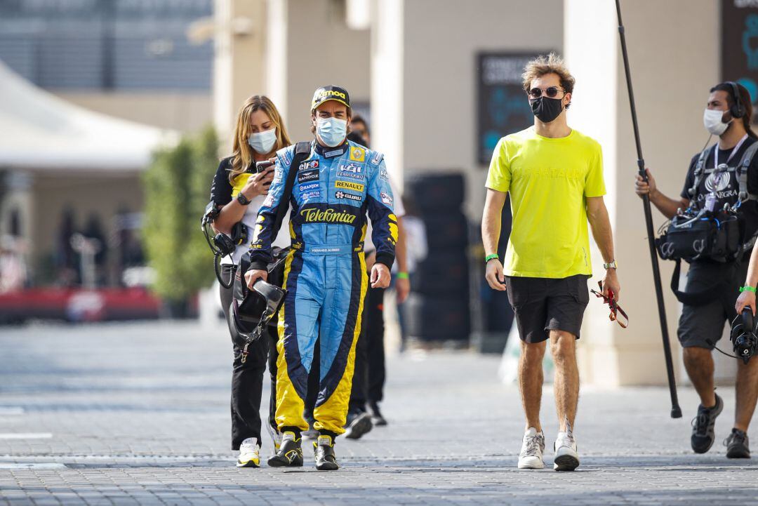Fernando Alonso, en Abu Dhabi
