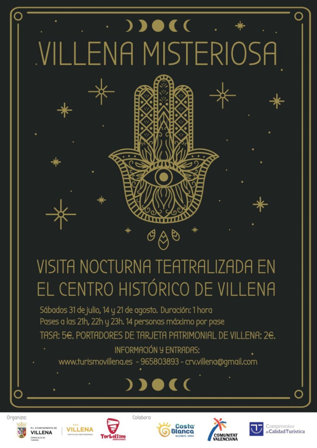 Cartel de la visita