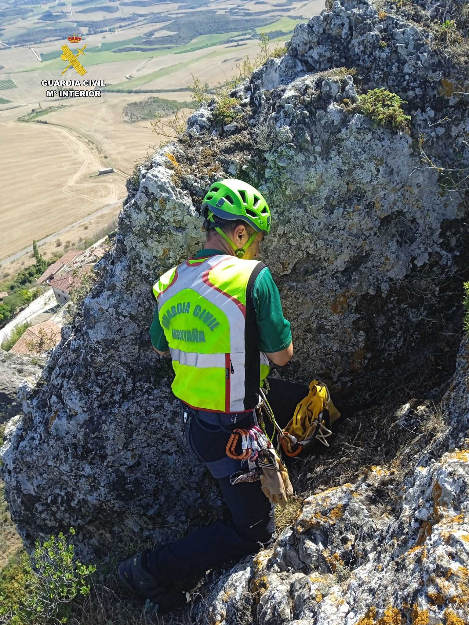 Rescatada una senderista que realizaba una ruta de montaña por Cellorigo
