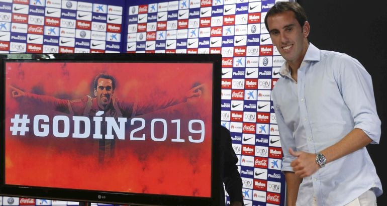 El uruguayo ha explicado sus sensaciones tras renovar con el Atlético hasta 2019.