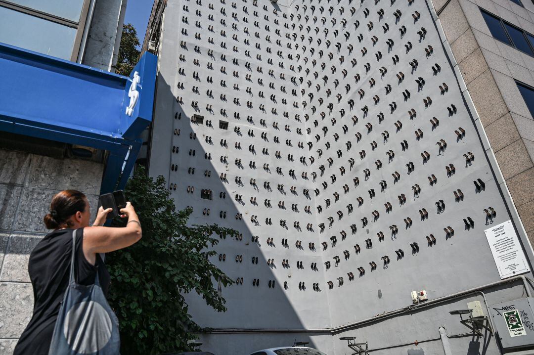 440 pares de zapatos en Estambul.