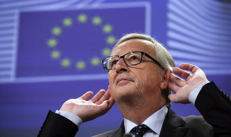 El presidente de la Comisión Europea, Jean-Claude Juncker, en la sede de la Comisión de la UE en Bruselas (Imagen de archivo)
