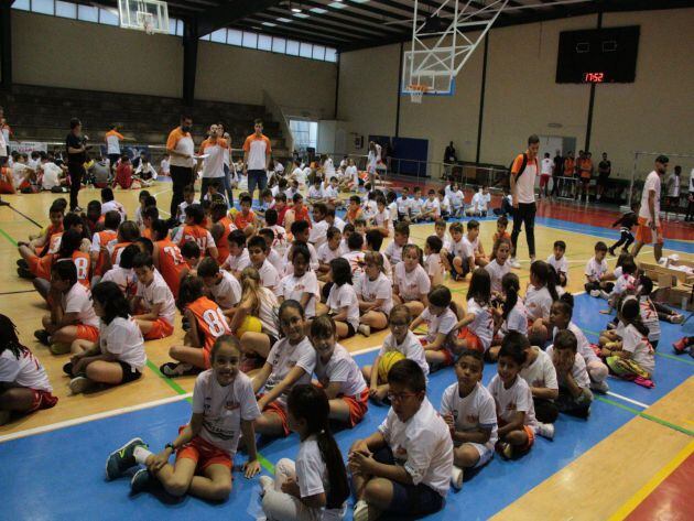 Algunos de los componentes de los equipos de la base del CB Conejero 2019-2020.