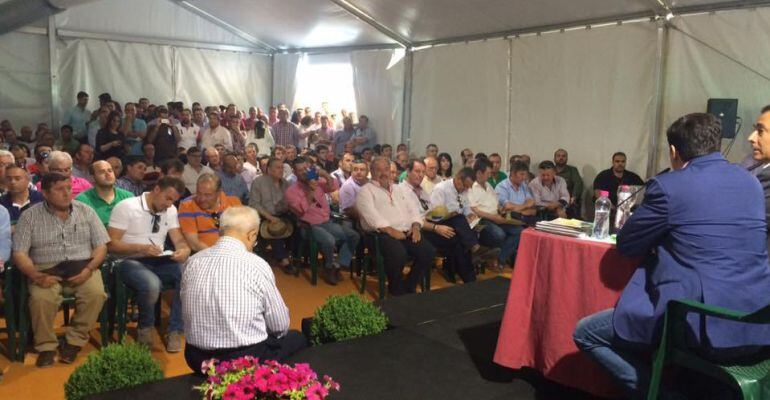 Una de las charlas técnicas celebradas en una edición anterior de Futuroliva, en Baeza.