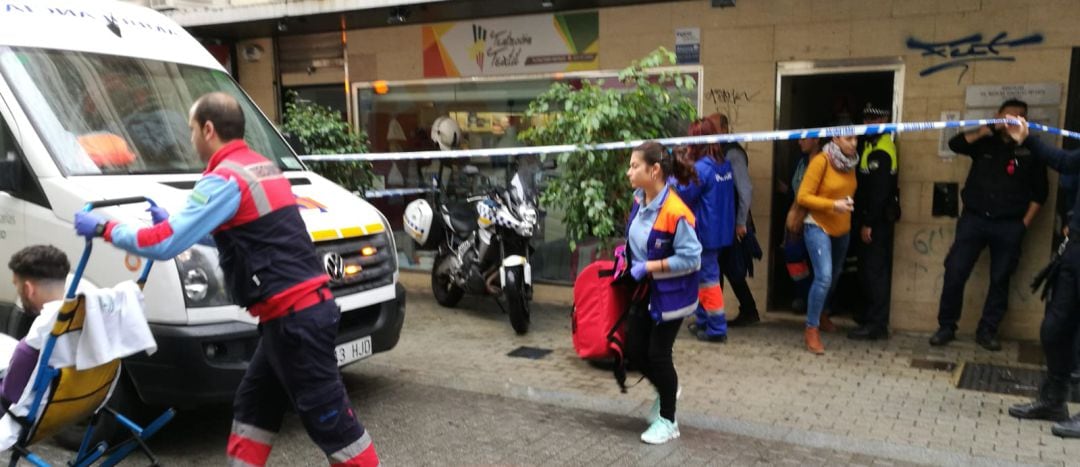 Emergencias Sanitarias atendiendo el accidente laboral 