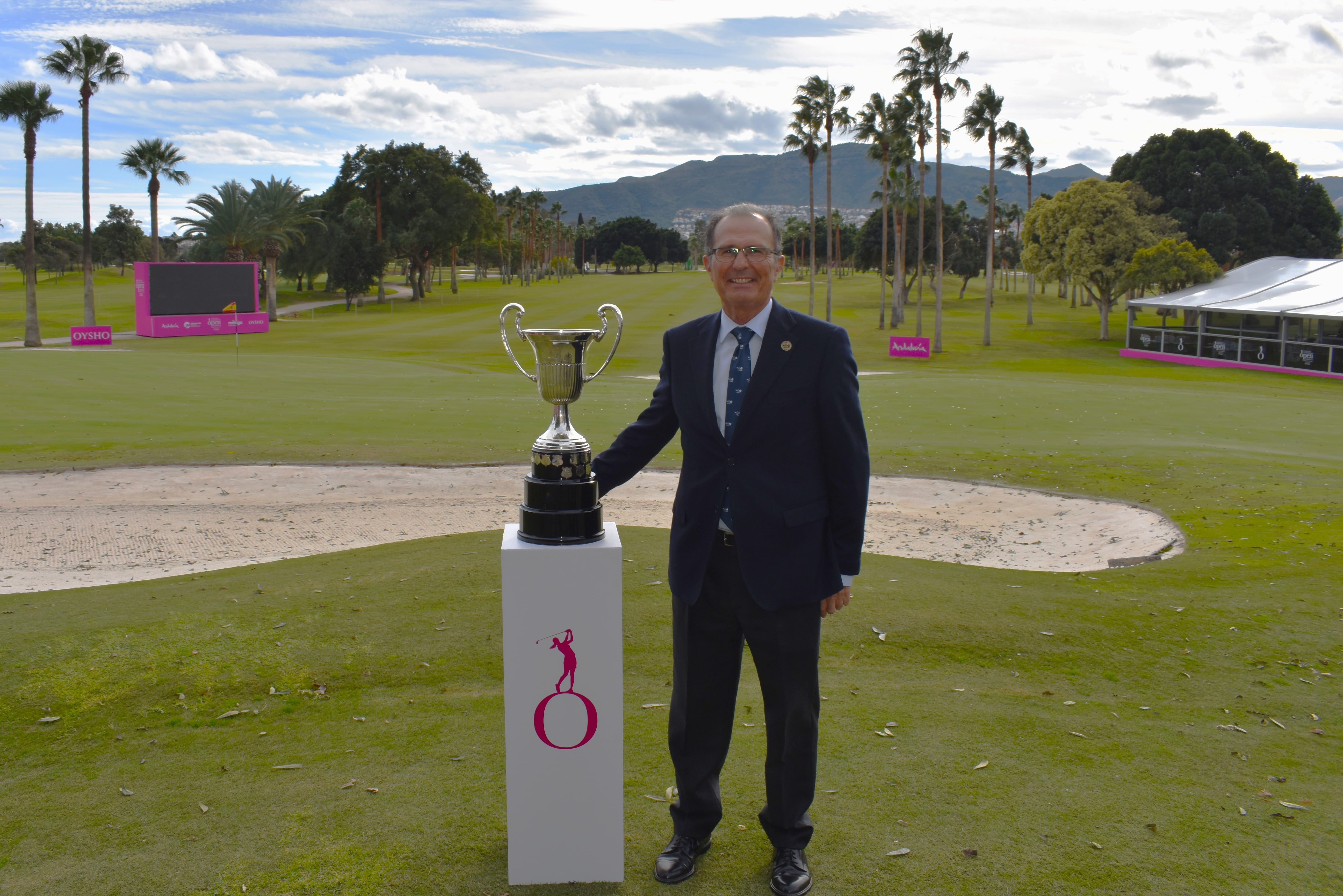 El presidente del Real Guadalhorce Club de Golf Ángel Gancedo