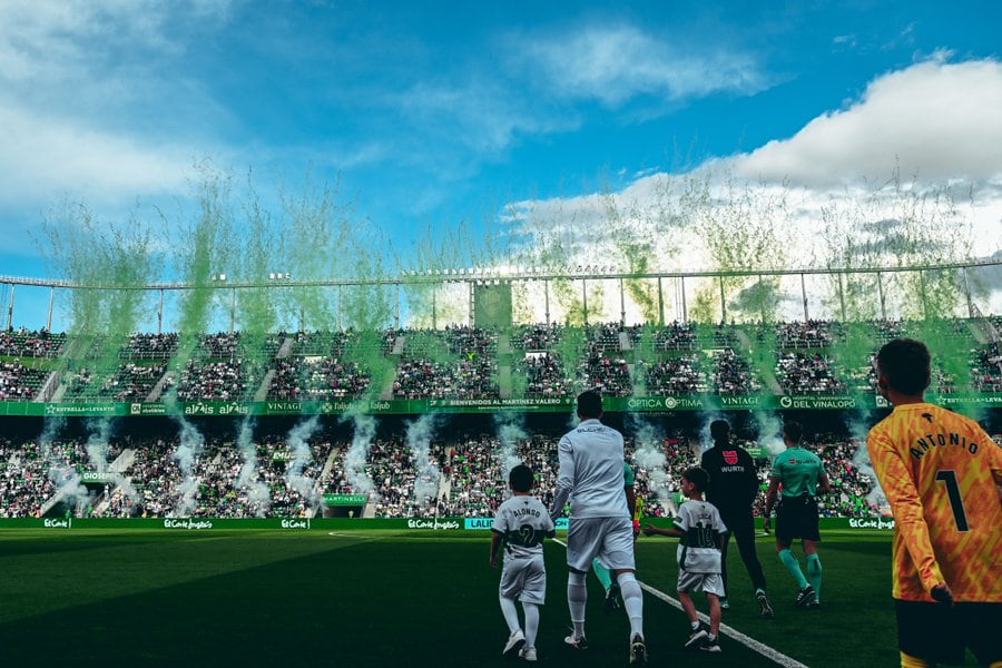 El Martínez Valero registró la mejor entrada de la Liga en el Elche-Albacete