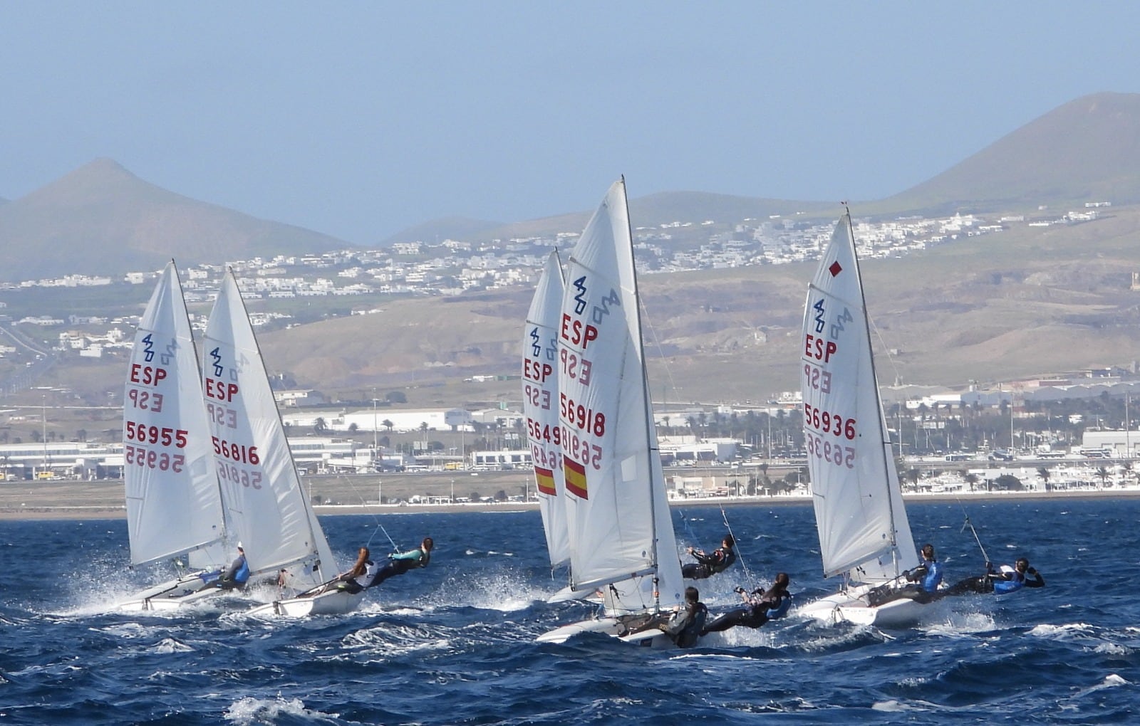 Campeonato de Canarias de 420 en Lanzarote.