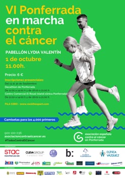 Marcha contra el cáncer Ponferrada 2023