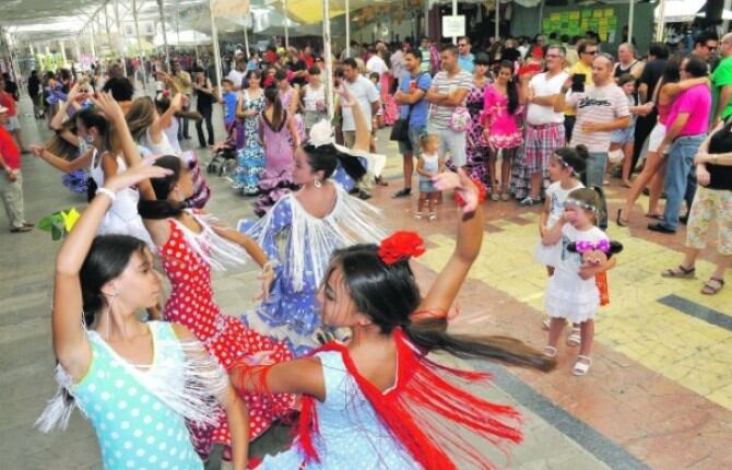 Feria de Baeza imagen de archivo
