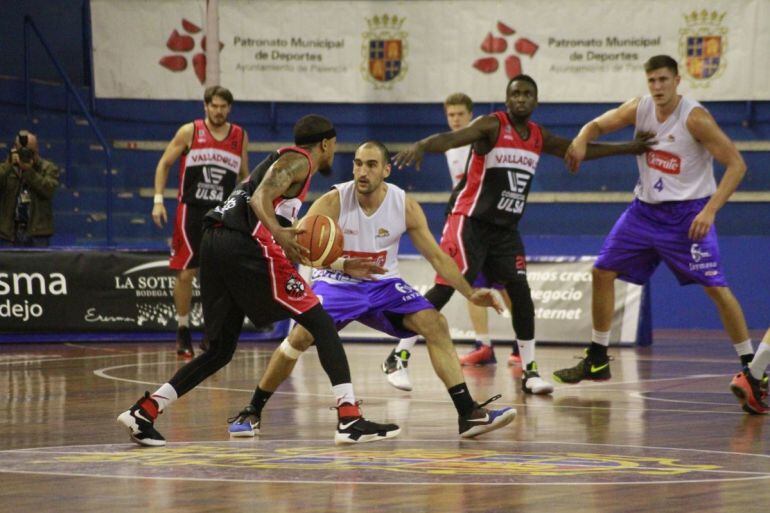 Imágen de la semifinal de la Copa entre Palencia y Valladolid