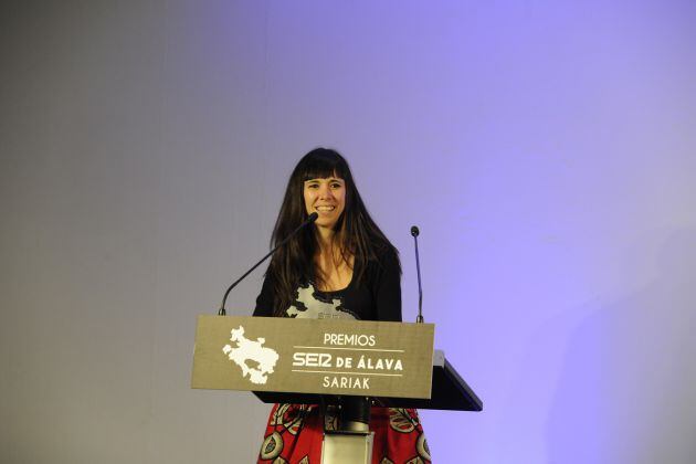 Idoia Moreno, de la ONG Jambo Congo, recibe el Premio SER de Álava 2019, por su trabajo solidario en África