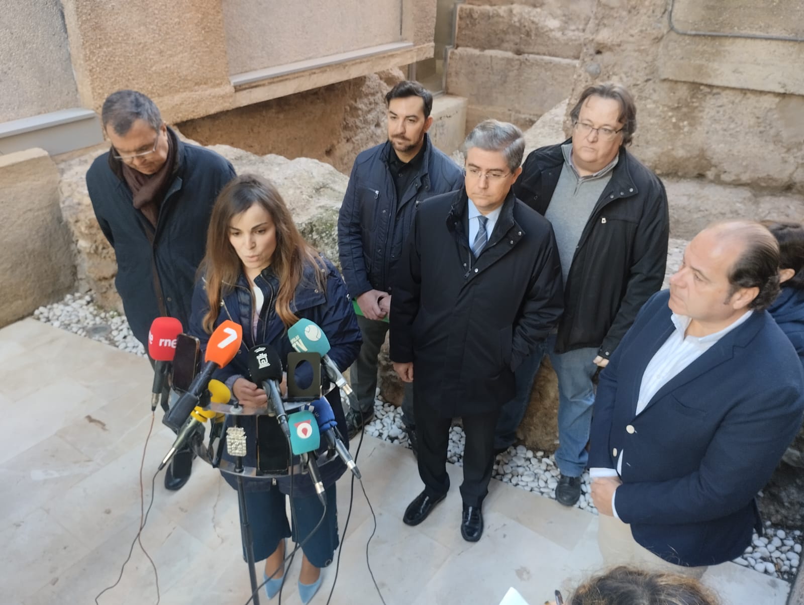 Presentación nuevo acceso a la muralla medieval de Sagasta en Murcia