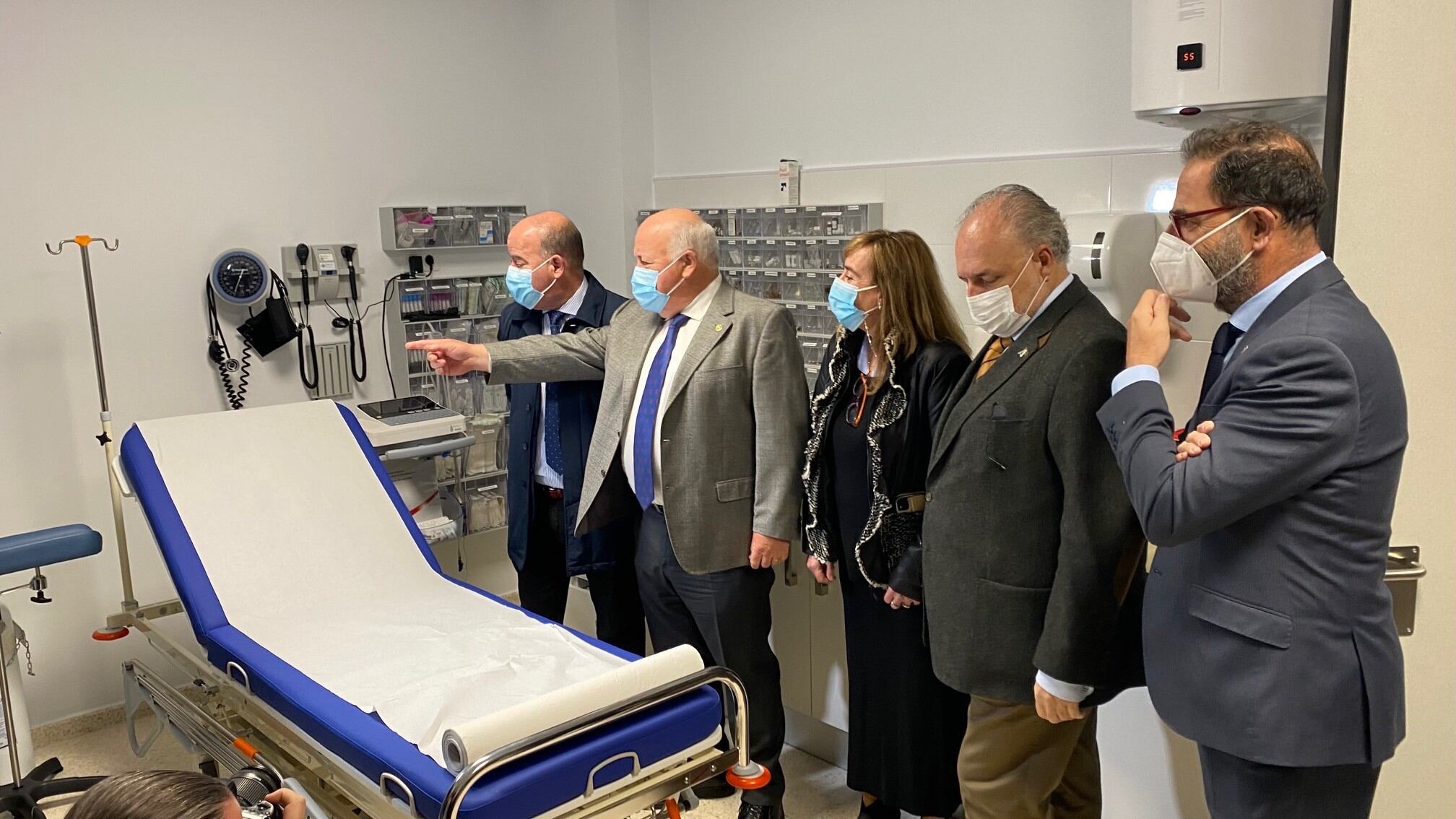 Aguirre este lunes en las urgencias del hospital del Antequera (Málaga)