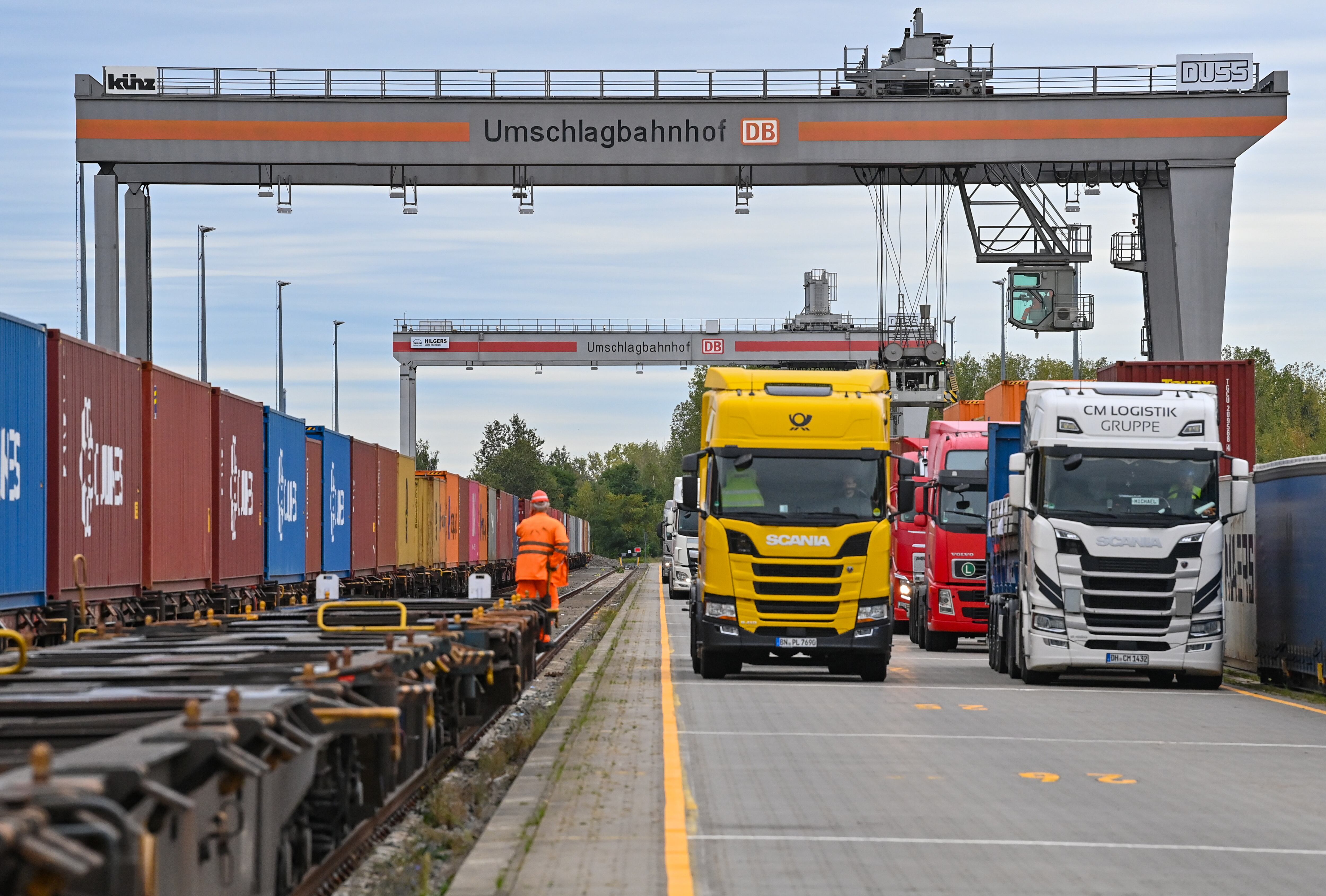 La terminal de trenes de mercancías en Brandenburg (Alemania), el pasado mes de octubre.