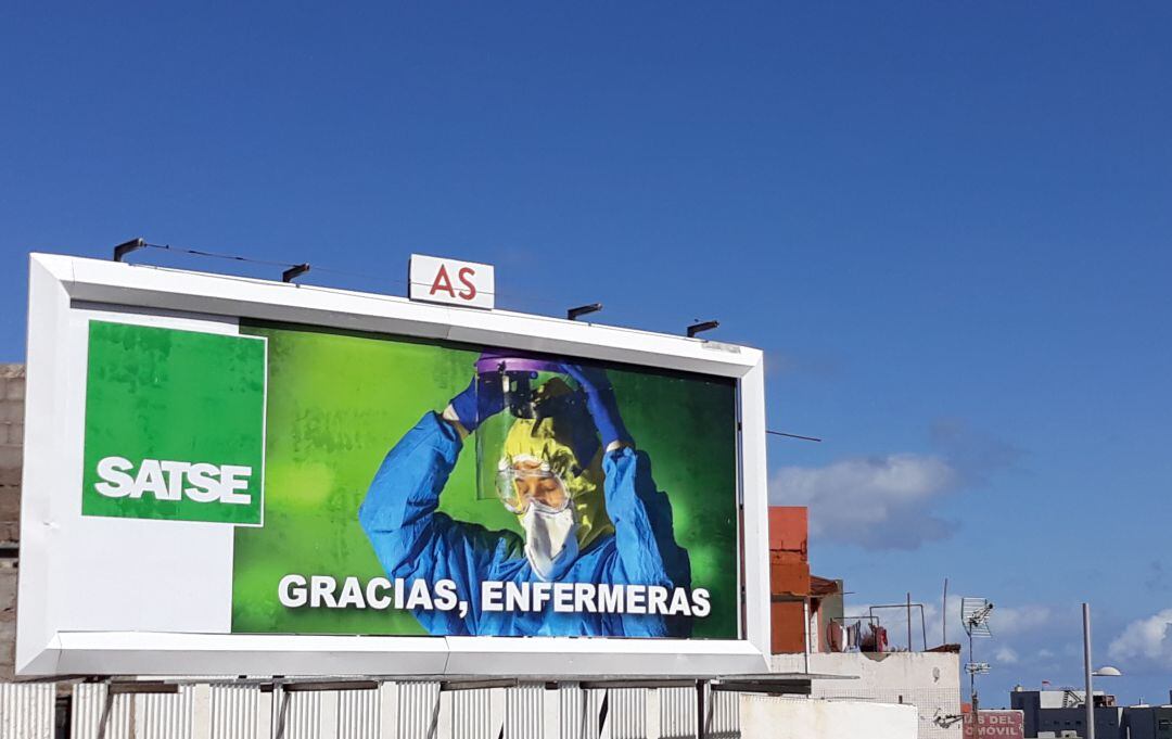 Campaña de agradecimiento a las enfermeras y enfermeros canarios 