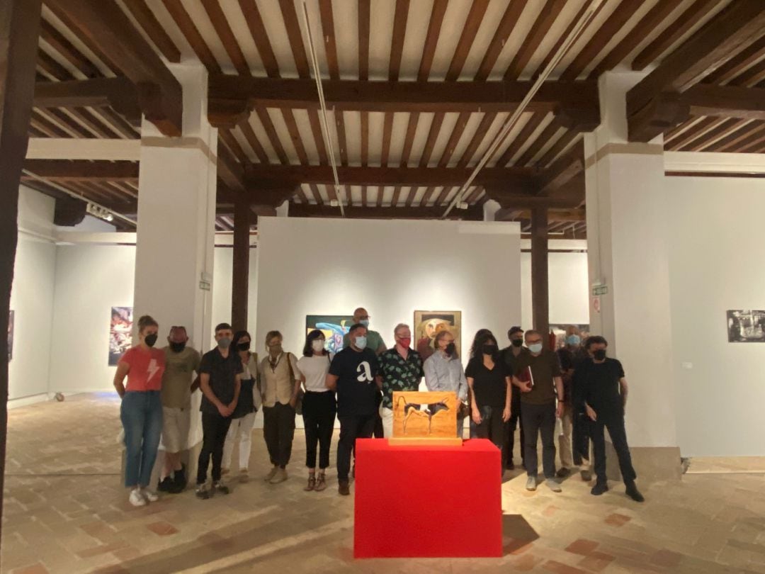 Presentación de las 4 exposiciones en la Ciudadela de Pamplona. 