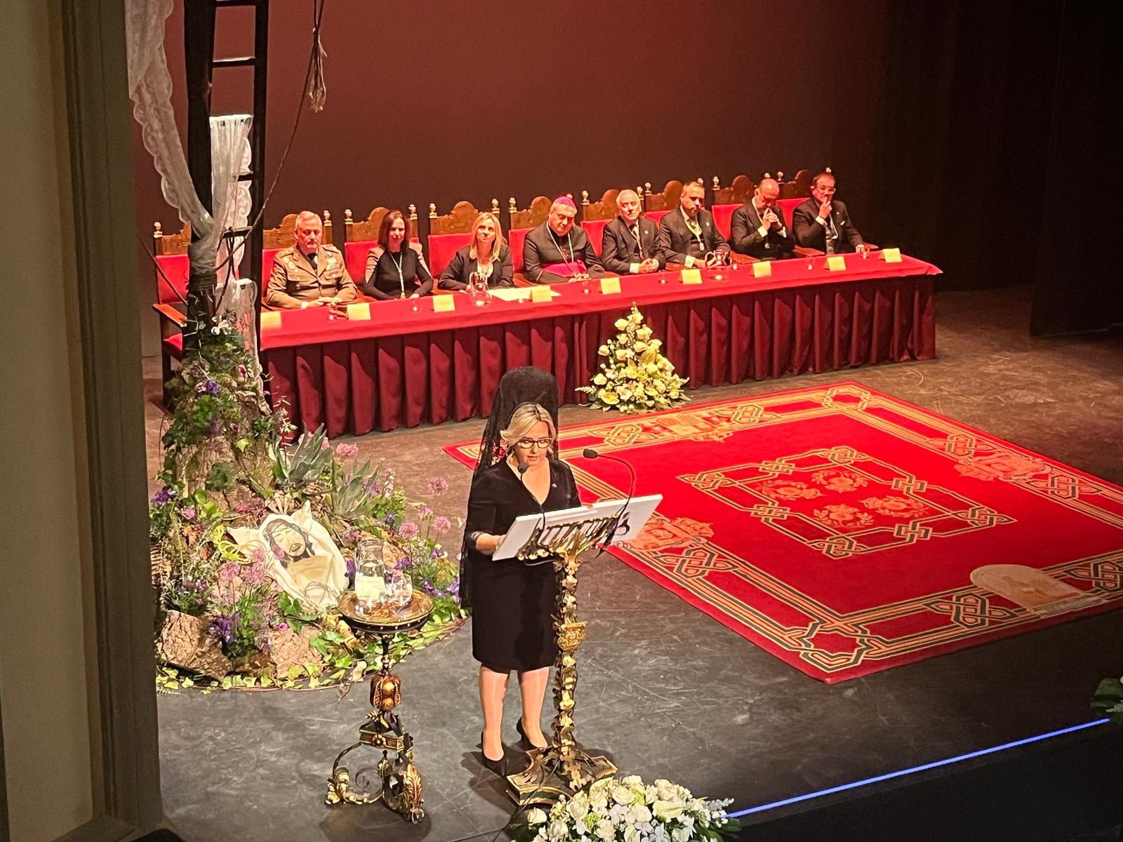 Mari Carmen Sánchez pregona la Semana Santa de Granada 2025