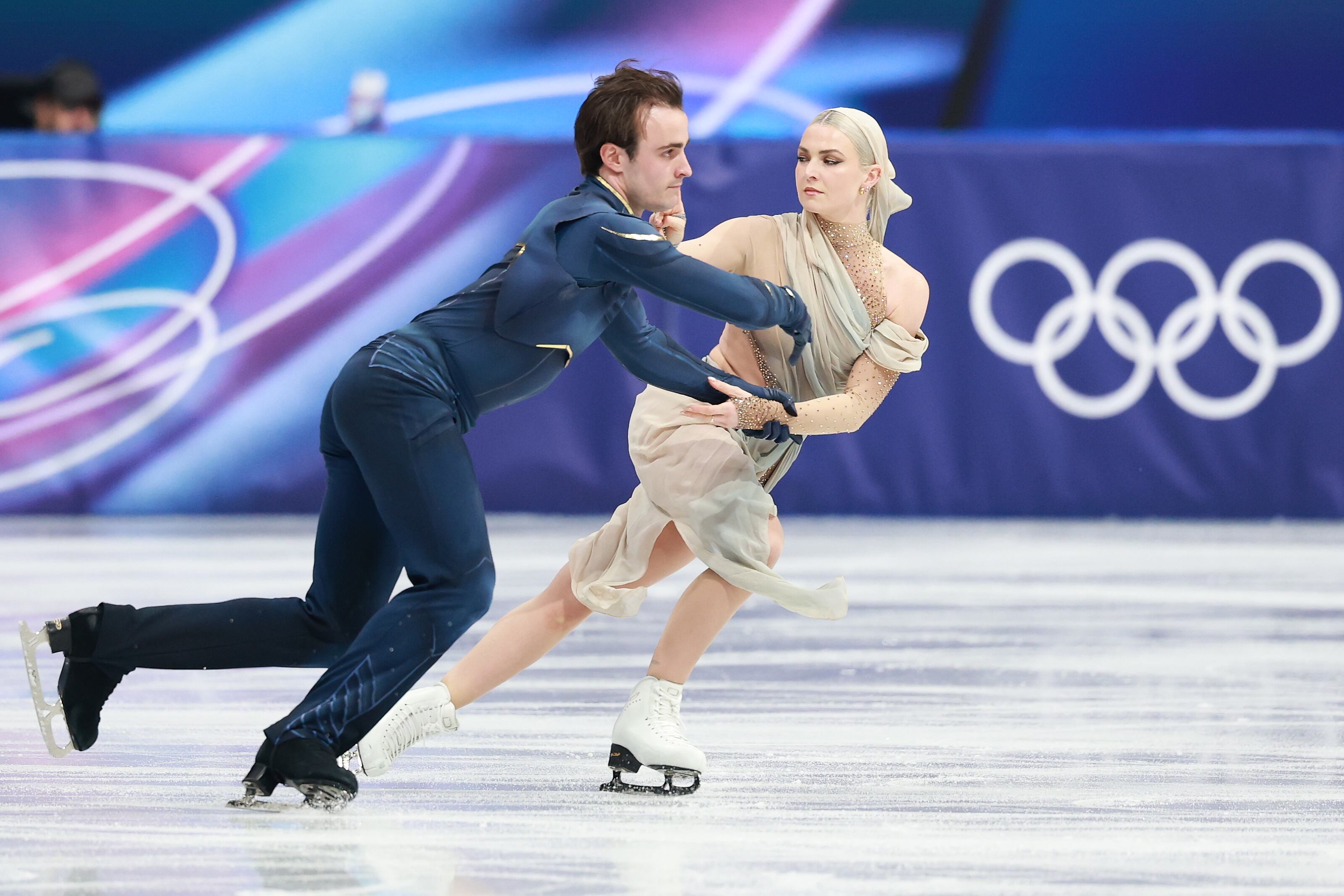 Olivia Smart y Tim Dieck, en los Juegos Olímpicos de Invierno 2026