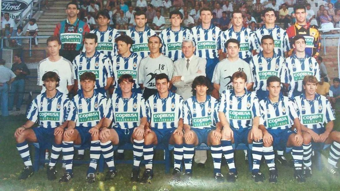 Plantilla blanquiazul de la temporada 94-95