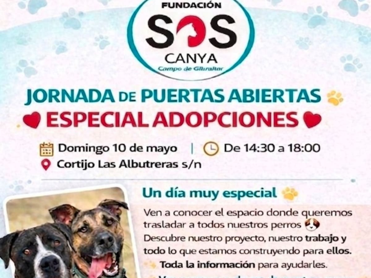 La Fundación SOS Canya acercará los perros a mayores de Tarifa