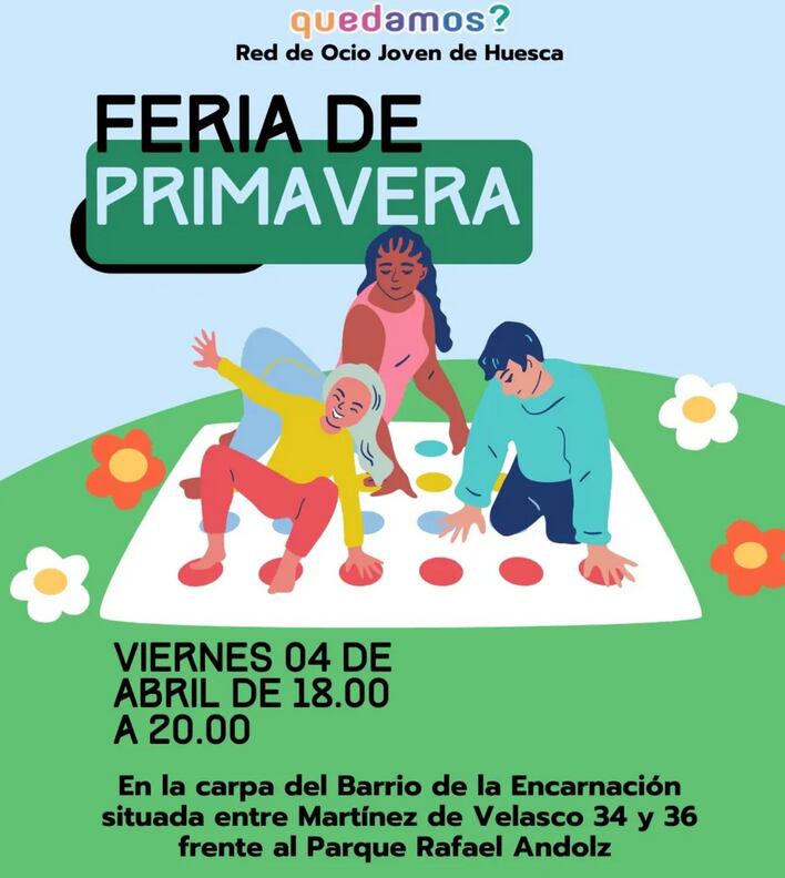 Actividades jóvenes en las fiestas del barrio de La Encarnación en Huesca