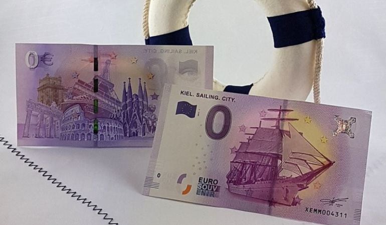 El billete de 0 euros sale a la venta.