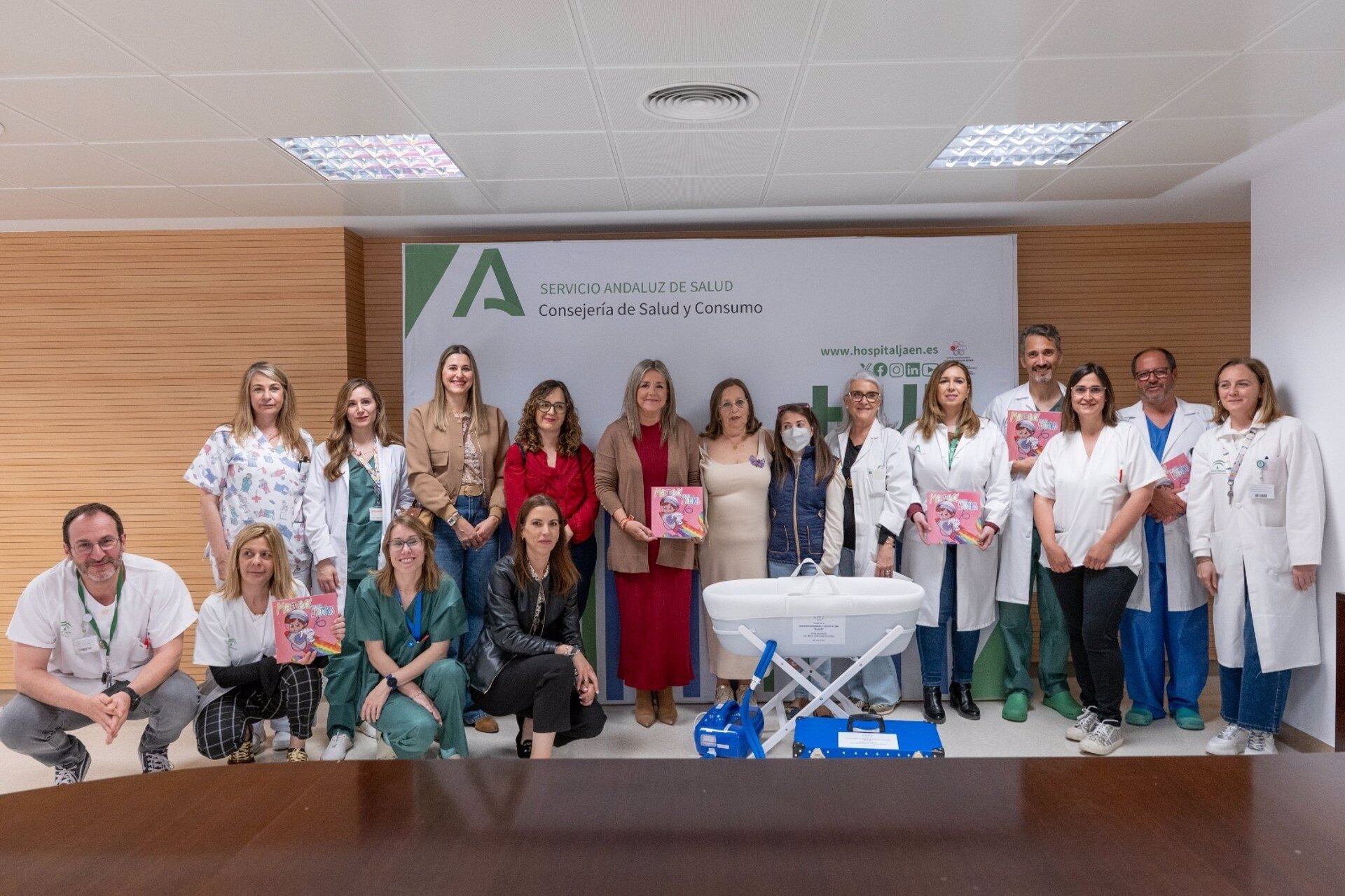 Cuna de duelo perinatal en el Hospital de Jaén.