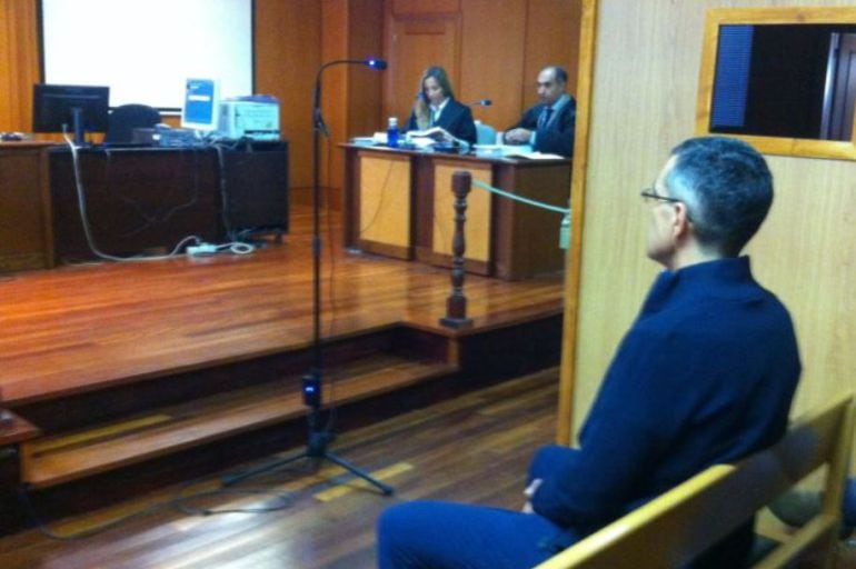 El acusado en el momento del juicio celebrado en Ponferrada en 2016