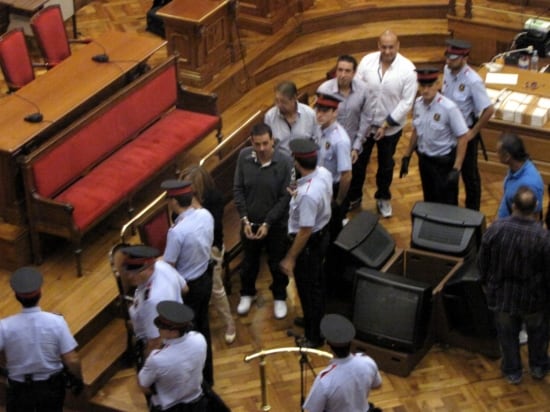 Imatge del judici al club Jodorovich a l'Audiència de Barcelona