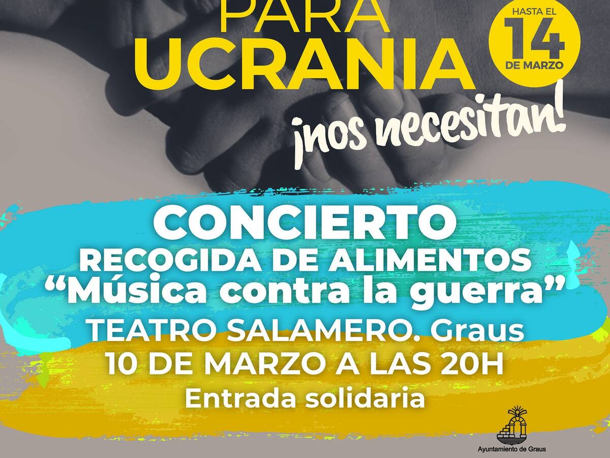 Graus ofrece un concierto solidario por Ucrania a cargo del Gaitero Sergi Llena
