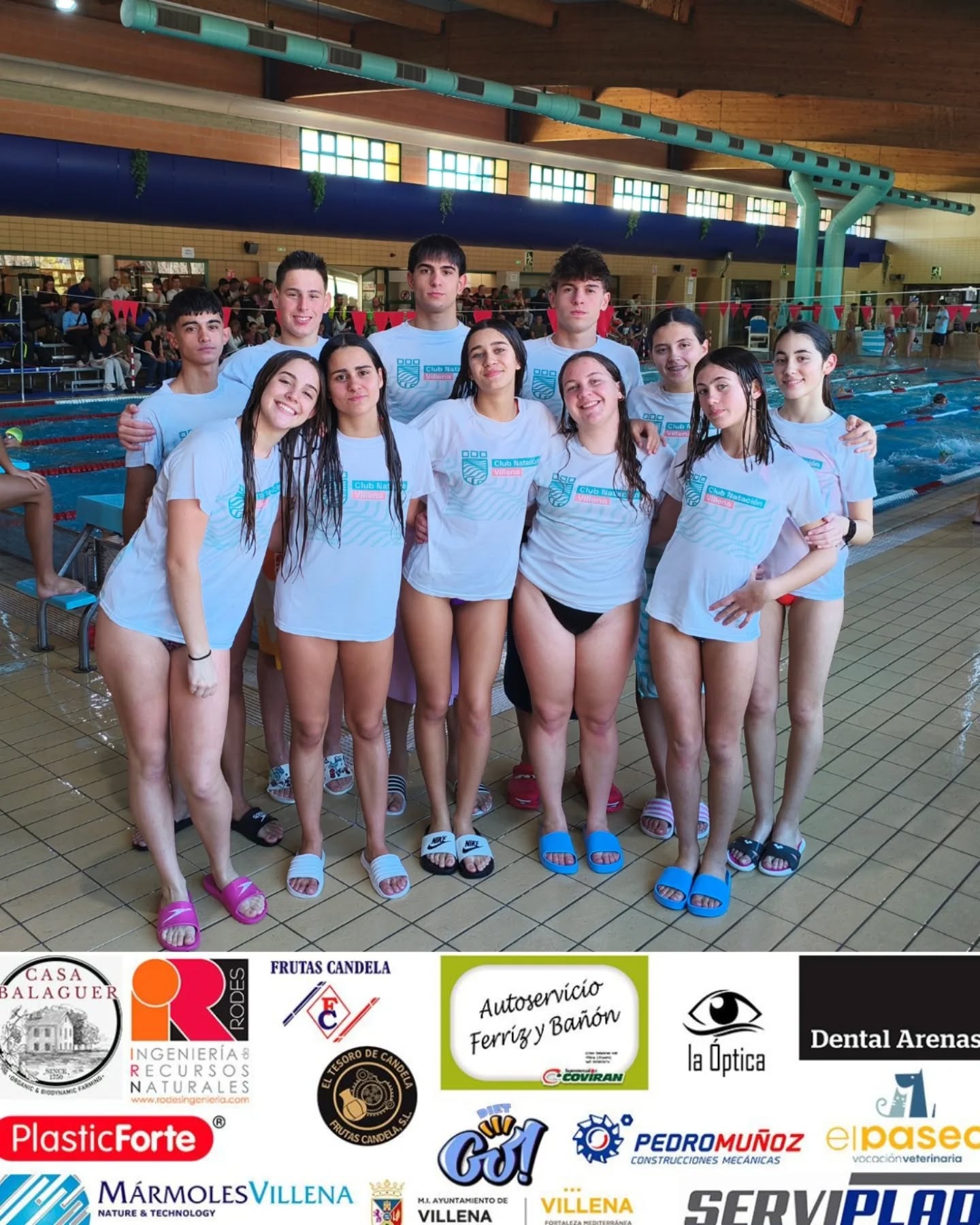 Club Natación Villena en Aspe