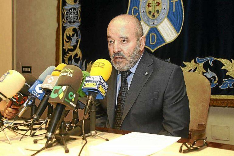 El presidente del CD Tenerife repasó la actualidad blanquiazul en la SER