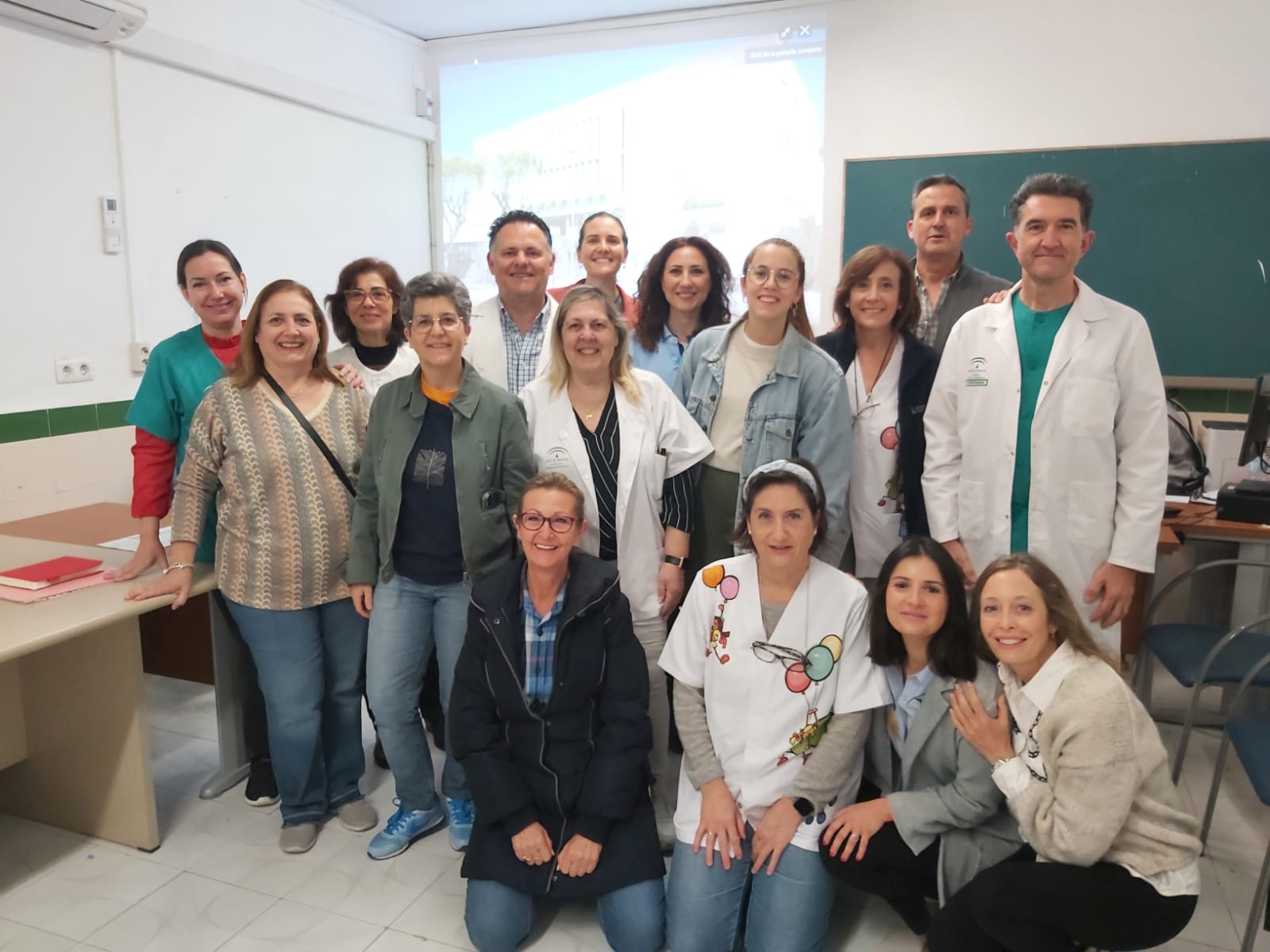 Este es el equipo del Centro de Salud de Montilla que receta ejercicio a sus pacientes