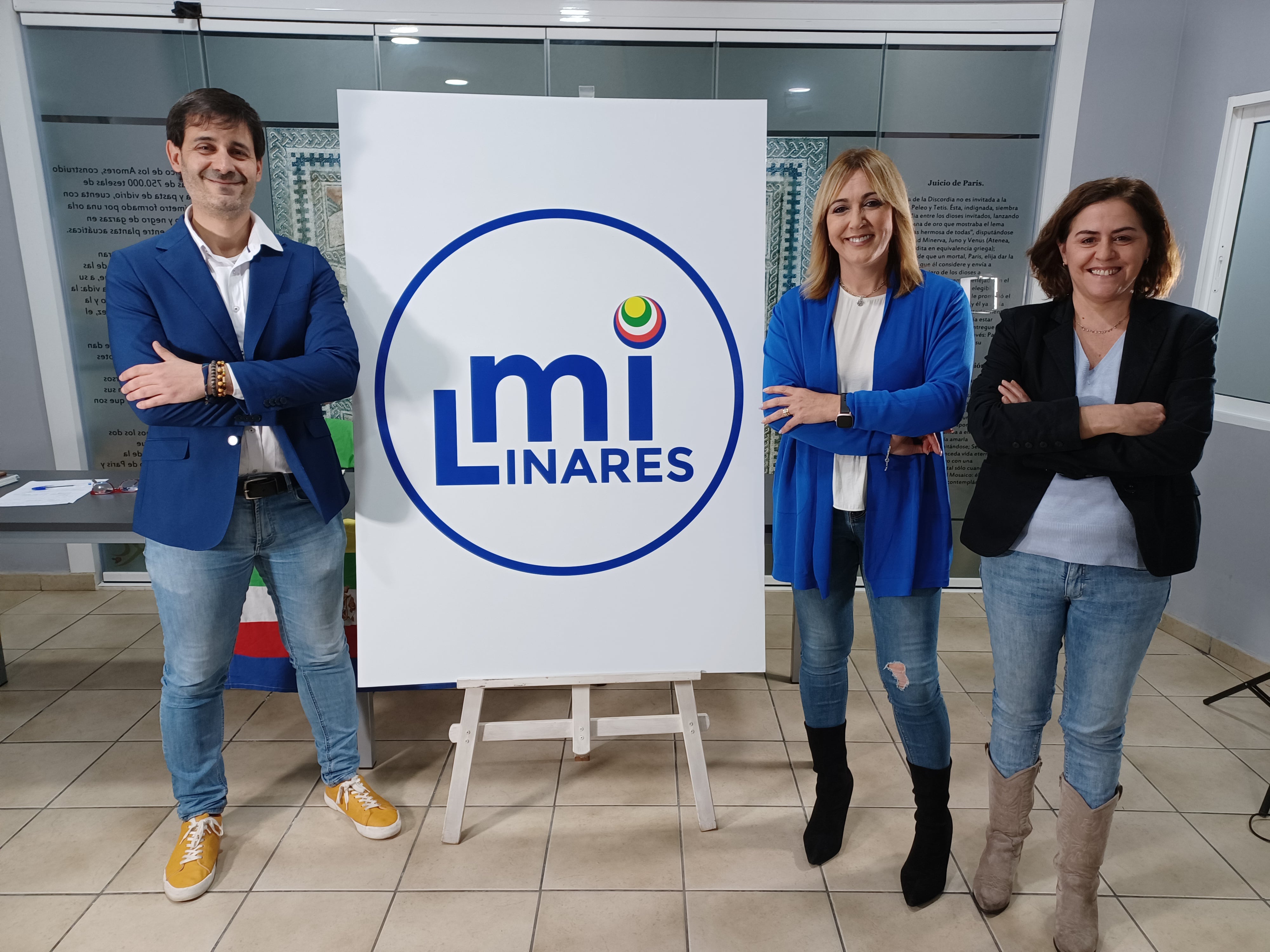 Javier Saigner, Juana Cruz y Maite Dueñas.