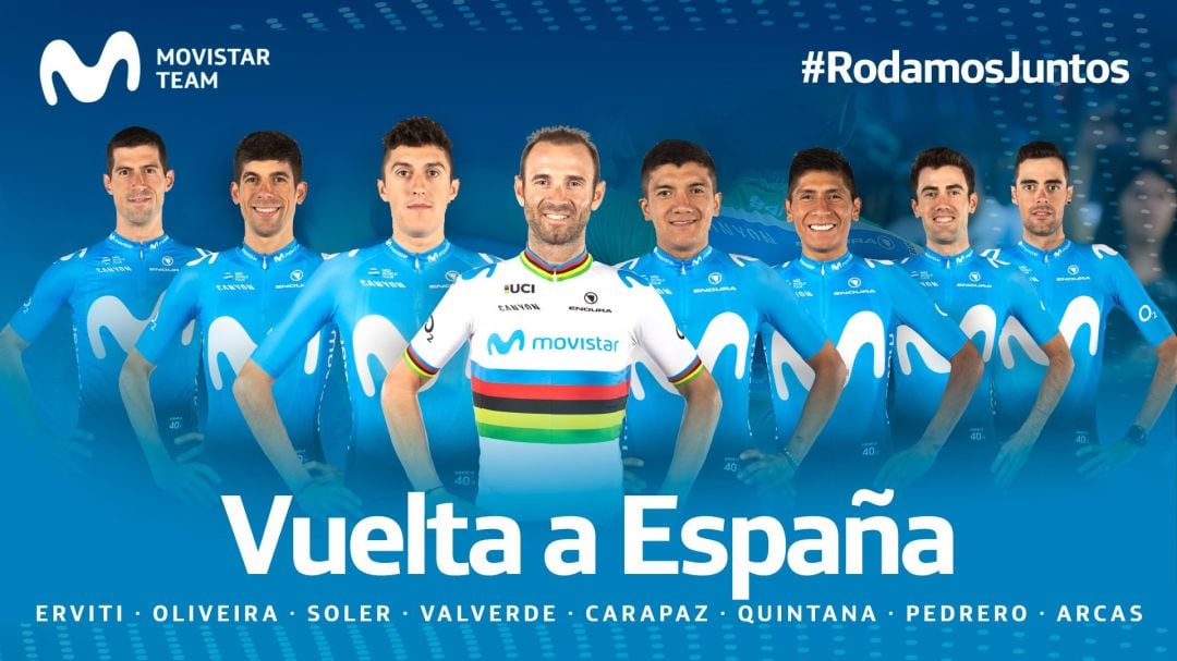 Alejandro Valverde lidera el Movistar Team en la Vuelta a España